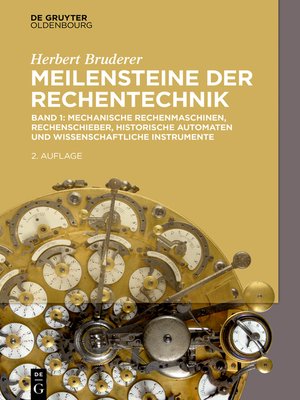 cover image of Mechanische Rechenmaschinen, Rechenschieber, historische Automaten und wissenschaftliche Instrumente